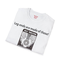 Leg Amputee Humor - Unisex Softstyle T-Shirt / Running a Marathon / One Leg Humor / Awards Medal / Funny Story / One Leg Warrior
