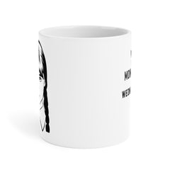Wednesday Addams - Ceramic Mugs (11oz\15oz\20oz) | Pop Culture | Addams Family | Fan Gift | Gift For Her | Gothic Style Mug | Creepy Comedy