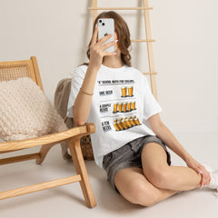T-Shirt -  "A" School Math for Sailors Funny Beer Graphic Tee