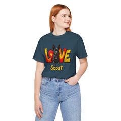 Personalized Love Your Dog T-Shirt — Designed with your dogs name and picture Graphic Tee