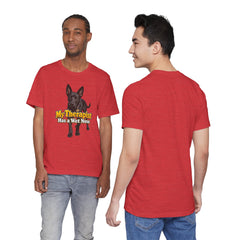 My Therapist Has A Wet Nose Personalized with your dog(s) image T-Shirt
