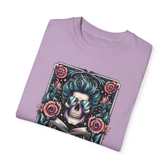 TAROT CARD WEED T Shirt, Vintage Style tee, Skeleton Reader Graphic Tee, Weed Lover, Smoke Cannabis tee, Relaxed Fit tee, Stoner Lifestyle