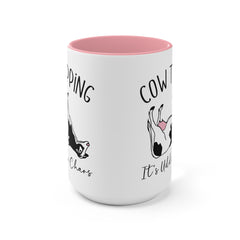 COW TIPPING Awareness - Accent Mugs | Cow Tipping Is Real, Bovine Humor. Gift For Him, Gift For Her, Farm Humor, Cow Fan Gift, Farm Animal