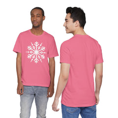 Let It Snow Galaxy Snowflake T-Shirt — Christmas Winter Starburst Tee