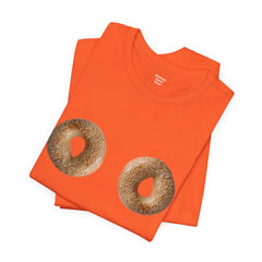 Funny Sexist Bagel Tee - The Bagels Are Hot Come An Get Em Graphic Shirt