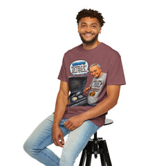 Grill Master Grandpa Funny BBQ T-Shirt — "Whoops! Pretending to Grill for a Photo" Graphic Tee