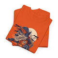 Trick or Treat Skateboarding Wolf! Graphic Unisex Heavy Cotton Tee