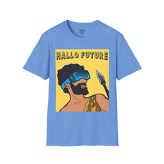 Hallo Future Pop Art Guy Unisex Softstyle T-Shirt