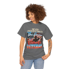 Female Veteran Pride T-Shirt — Gift for Her (Army, Navy, Air Force, Marines)