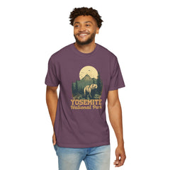Yosemite National Park Graphic, Comfort Colors Soft Relaxed Fit Unisex Garment-Dyed T-shirt