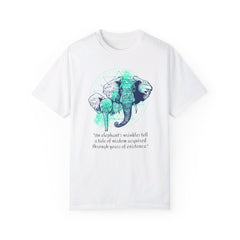 Elephants Graphic  Garment-Dyed T-shirt