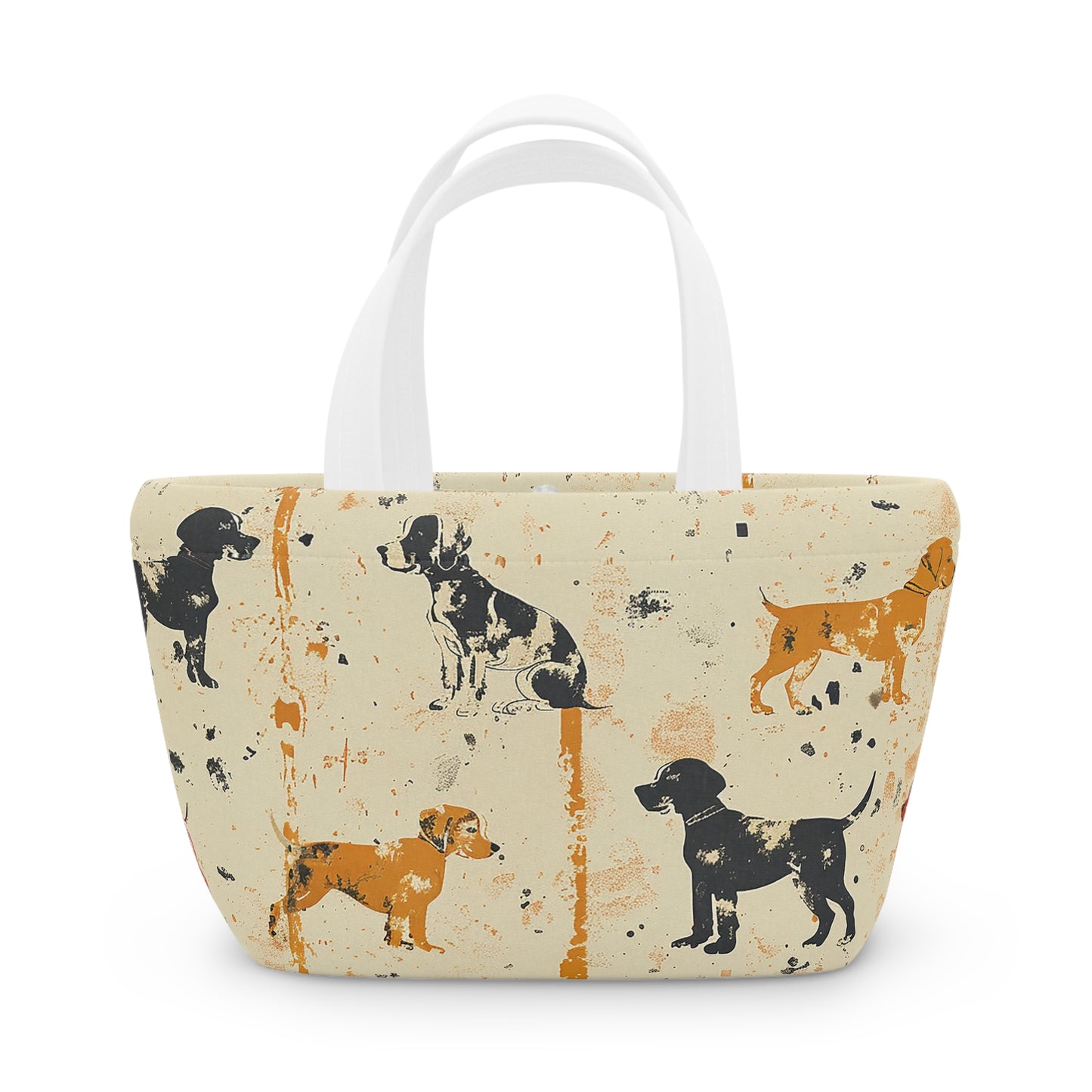 Paint Splattered Dogs Themed - Lunch Bag