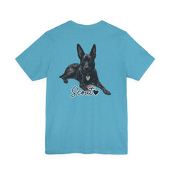Dog Mom T-Shirt — Personalized Your Dog Image  Tee (Custom Name)