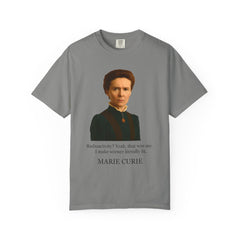 Marie Curie Portrait T‑Shirt — "I Make Science Literally Lit" Science Tee