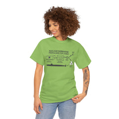 Nuclear Submarine Propulsion Explained Tee, Science Shirt, Geeky Gift, Educational Apparel, STEM Fashion, Nerdy T-Shirt