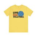 Live Love Volleyball T Shirt,gift for her,gift for him,volleyball gift,sports tee,team shirt,player gift,coach gift,Love Volleyball,Spike it