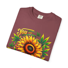 Sunflower 'You Are My Sunshine' Cannabis Graphic T-Shirt