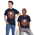 Flaming Fire Clown - Graphic Unisex Heavy Cotton Tee