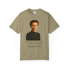 Marie Curie Portrait T‑Shirt — "I Make Science Literally Lit" Science Tee