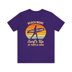 Turtle Beach Vibes Unisex Tee - Surf's Up Long Island | Summer Shirt