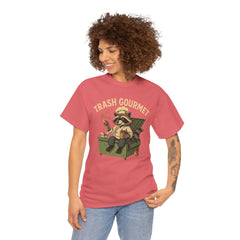 Trash Gourmet Unisex Heavy Cotton Tee, Funny Graphic T-Shirt, Quirky Casual Wear, Unique Gift for Food Lovers, Eco-Friendly Apparel