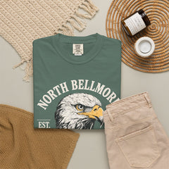 Your Home Town Personalized Eagle T‑Shirt — "Small Town, Big Heart"