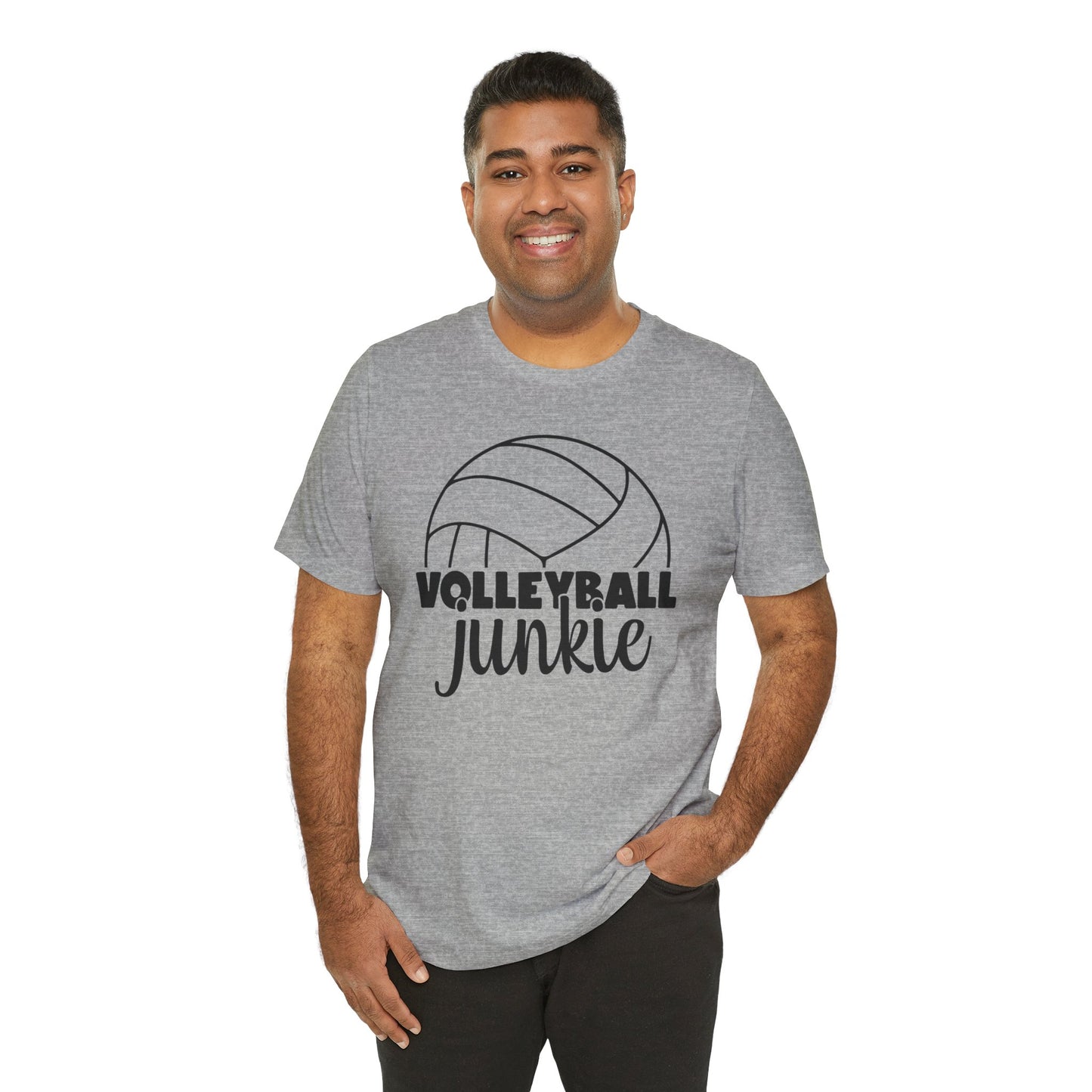 Volleyball Junkie T Shirt,Volleyball t-shirt,spike shirt,volleyball gift,sports tee,team shirt,player gift,coach gift,Love Volleyball,Spike