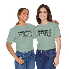 Physical Therapy Unisex Tee - Spine Graphic Gift for PT Student