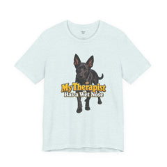 My Therapist Has A Wet Nose Personalized with your dog(s) image T-Shirt