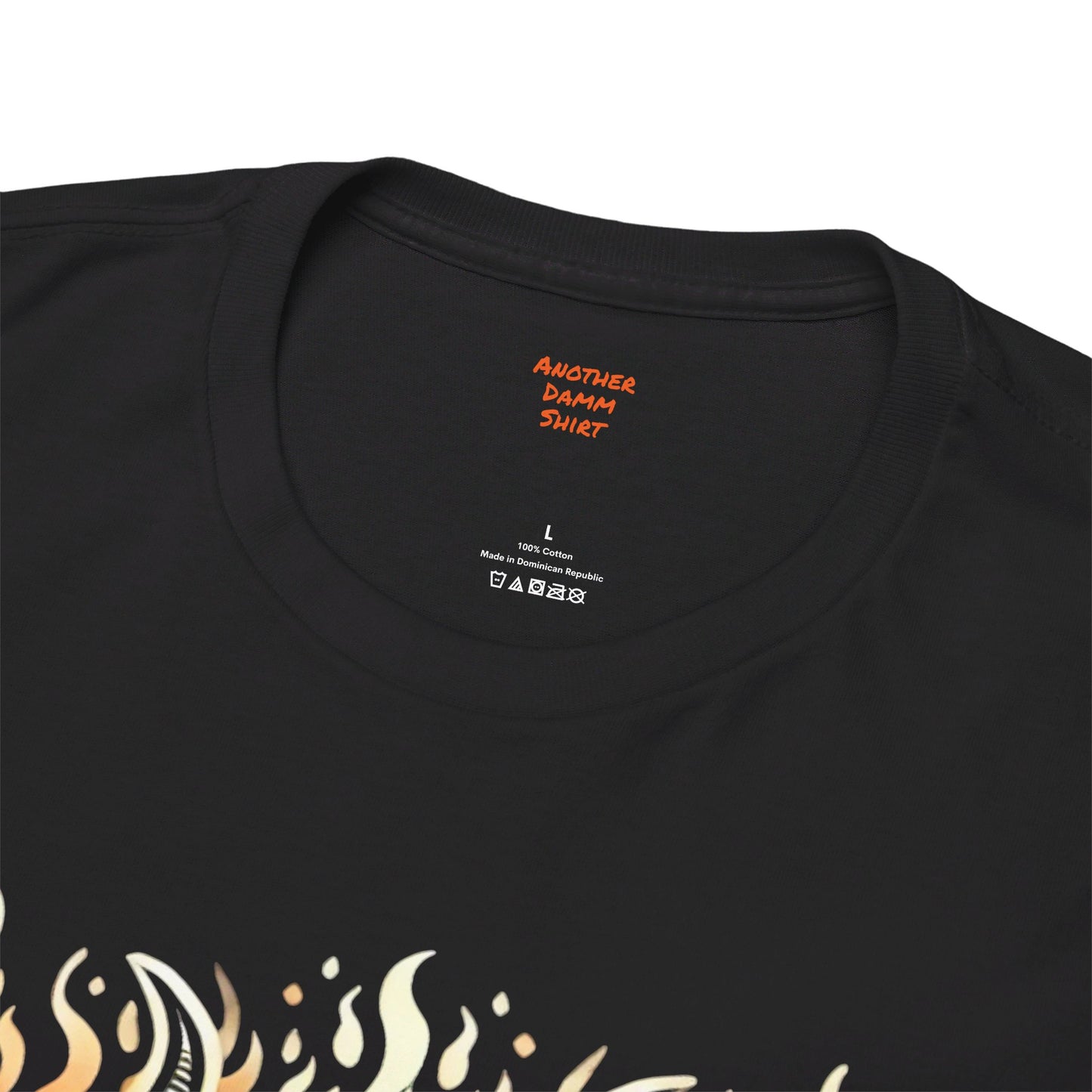 Fiery Fire Demon - Graphic Unisex Heavy Cotton Tee