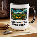 YANKEE STADIUM graphic mug, Two-Tone Coffee 15 oz Mug