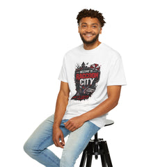 Raccoon City Graphic T-Shirt — "Welcome to Raccoon City" Horror Gamer Tee
