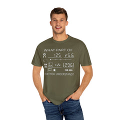 CAMERA DISPLAY, Graphic Unisex Garment-Dyed T-shirt