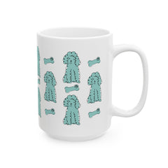 Poodle Ceramic Mug, (11oz, 15oz)