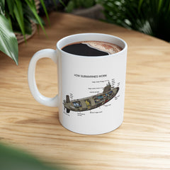 Submarine Magic Ceramic Mug - Fun Nautical Design for Coffee Lovers