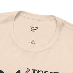 Personalized Your Dog and its name Mother's Day T-Shirt — 'Treats. Walks. Toys. Naps.