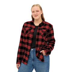 Wild Sound Wolf Guitarist Graphic - Unisex Flannel Shirt