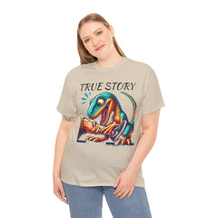True Story Amputee Dinosaur Humor - Unisex Garment-Dyed T-shirt