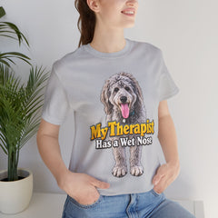 My Therapist Has A Wet Nose Personalized with your dog(s) image T-Shirt