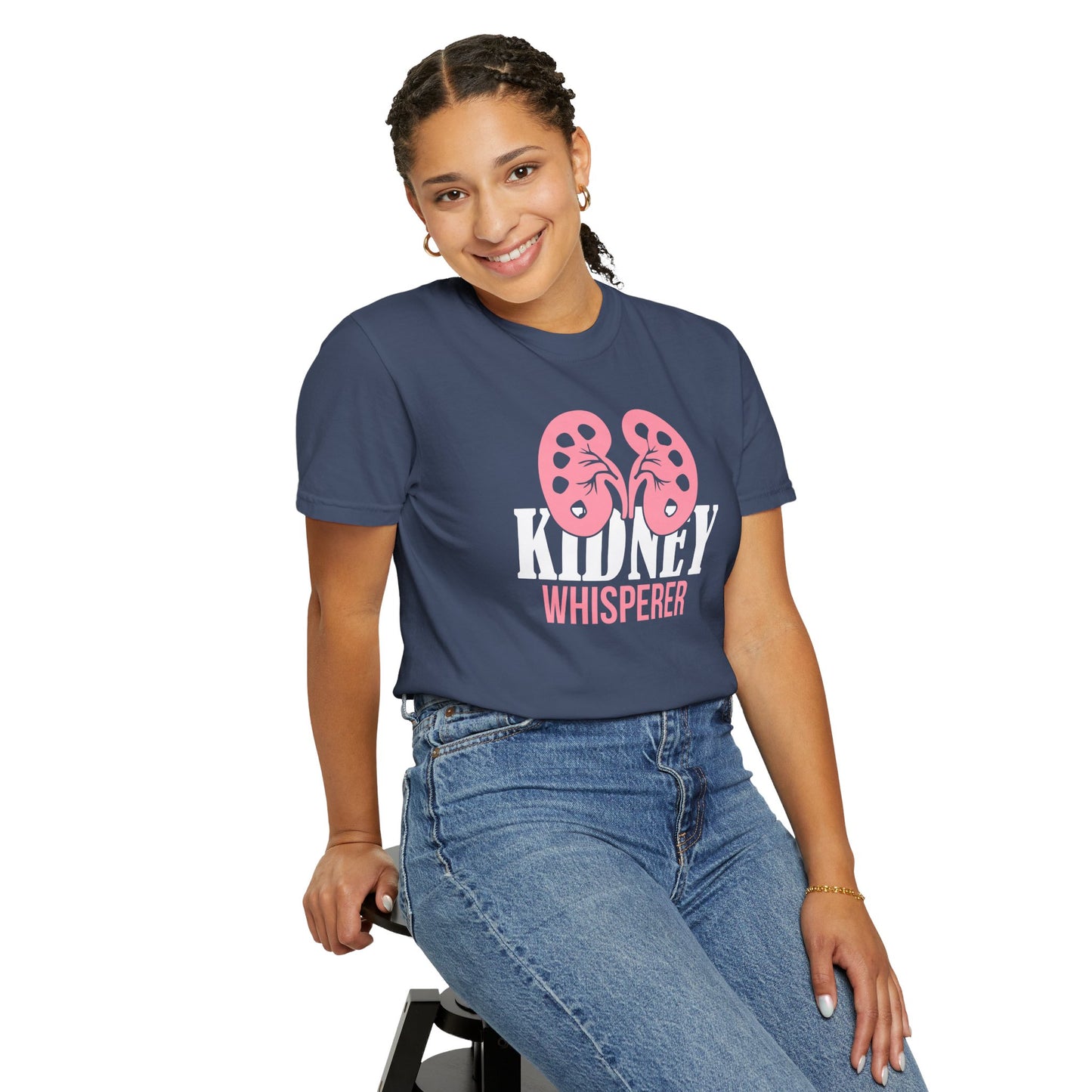 Kidney Whisperer Graphic Unisex Garment-Dyed T-shirt