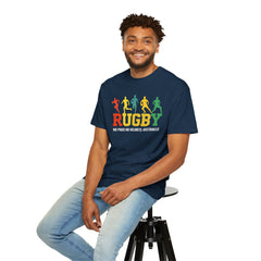 Rugby Players Rainbow Graphic T-Shirt
