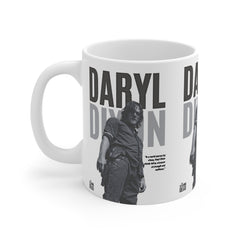 Daryl Dixon Ceramic Mug — The Walking Dead Three-Panel Fan Coffee Cup (11oz/15oz/20oz)