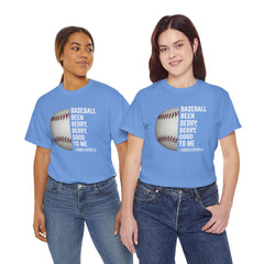 Baseball Quote Tee – Unisex Heavy Cotton Tee