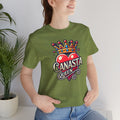 Canasta Queen Crown and Heart - Graphic Unisex Tee