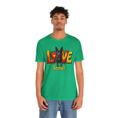 Personalized Love Your Dog T-Shirt — Designed with your dogs name and picture Graphic Tee