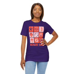 Beachy Soul Unisex Jersey Tee - Perfect Summer Vibes, Casual Wear, Gift for Beach Lovers, Vacation Outfit, Relaxed Style
