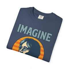 John Lennon Imagine T-Shirt, Vintage Graphic Tee, Music Lover Gift, Unisex Casual Wear, Retro Art Shirt