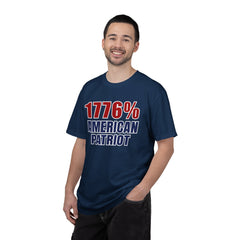 1776% American Patriot T-Shirt — 4th of July Patriotic Tee