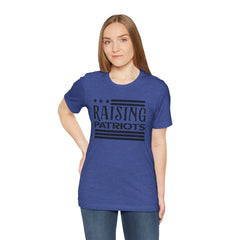 Raising Patriots Tee – Americana Stars & Stripes Family Pride T-Shirt