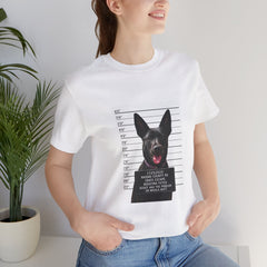 K9 Mugshot Personalized with your Dog T-Shirt
